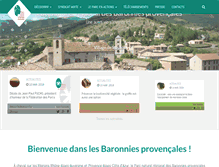 Tablet Screenshot of baronnies-provencales.fr